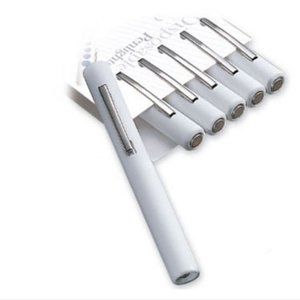 6 Pack Disposable Pen Light with Pupil Gauge, Medical Diagnostic Pens